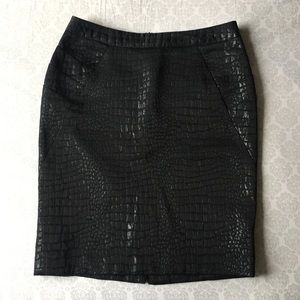 3/$20 Croc Print Career Worthington Skirt Sz 6